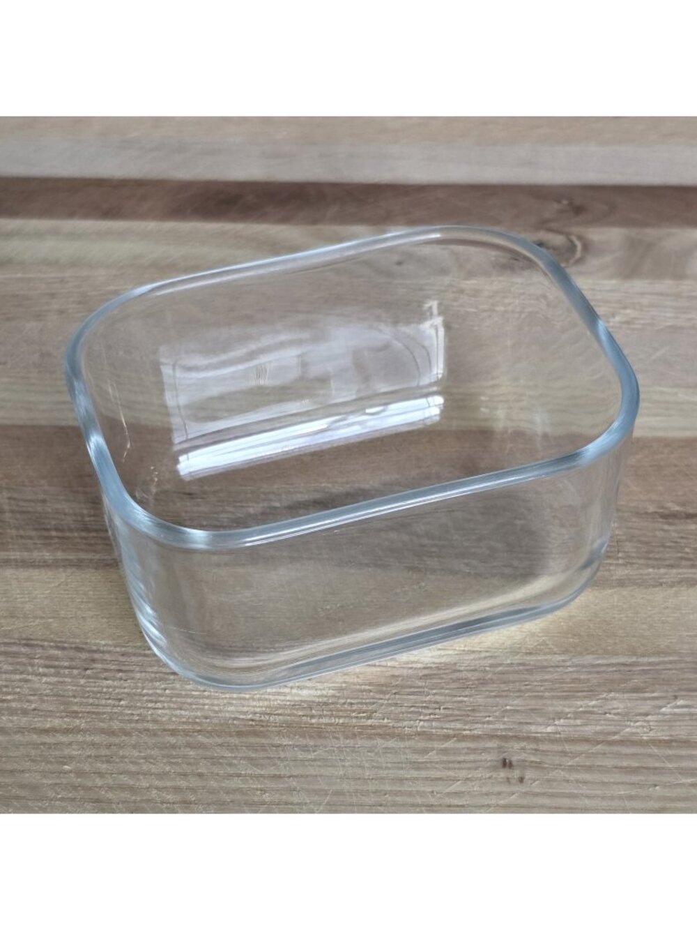 Bormioli Rocco Frigoverre Brilliante, Ribbed Square Glass Containers